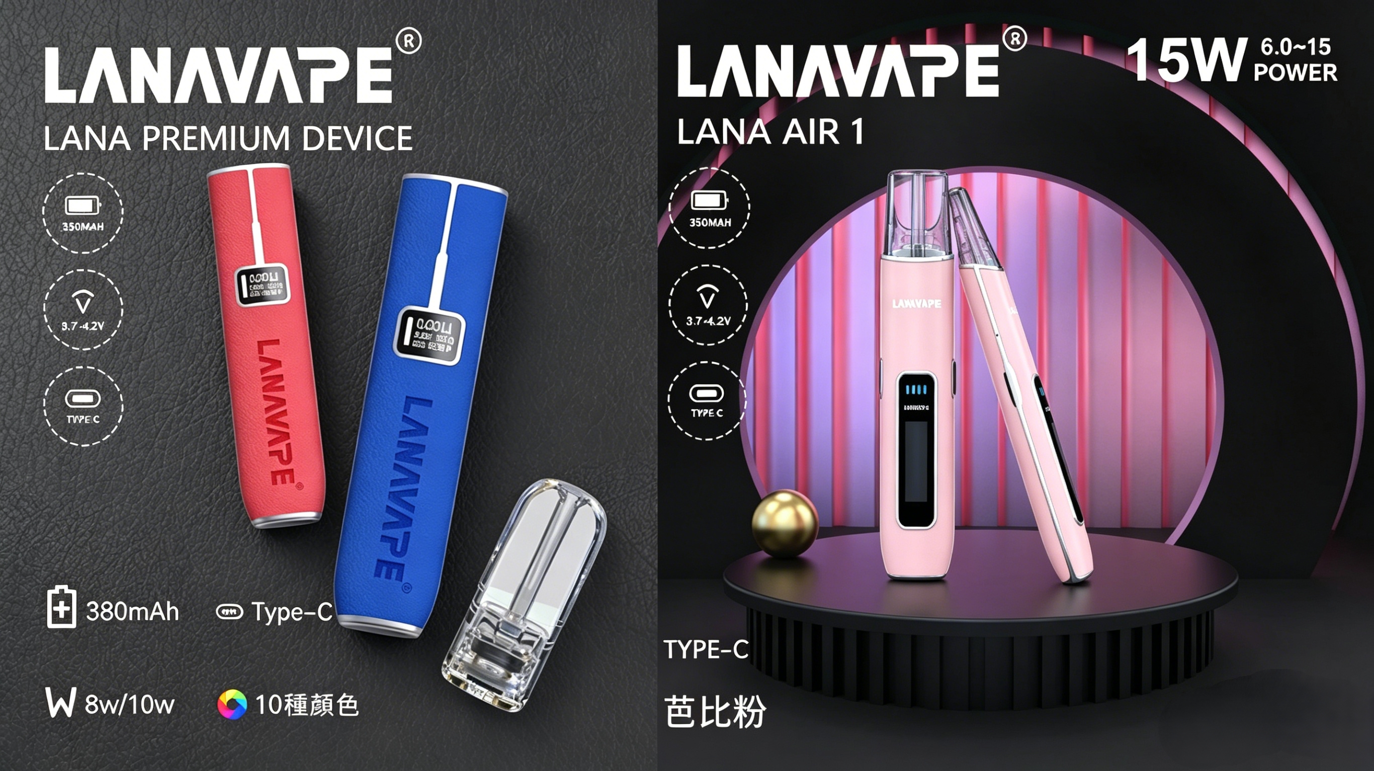 LANA電子煙購買與使用教學指南